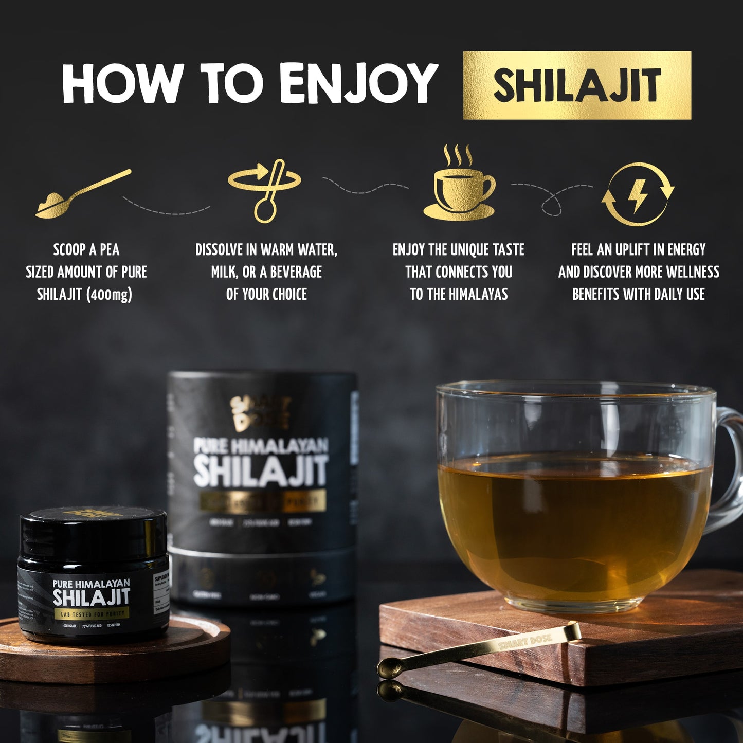 Smart Dose Pure Himalayan Shilajit Resin